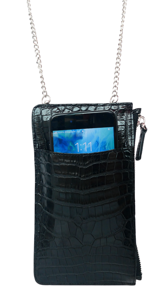 Crossbody Pouch- Black