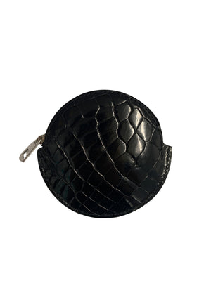 Full Crocodile Round Coin Purse