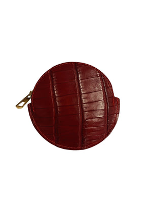 Full Crocodile Round Coin Purse