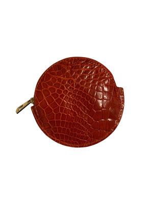 Full Crocodile Round Coin Purse